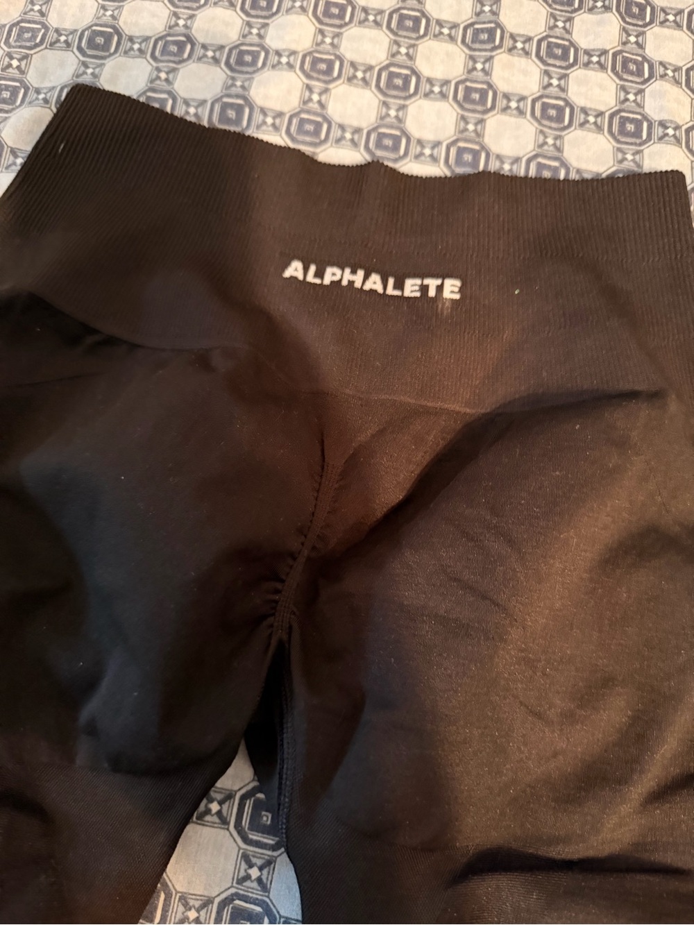 Alphalete Black Revive High Waisted Butt Scrunched Leggings (2 available) - Picture 10 of 11
